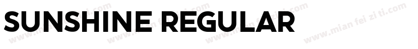 SUNSHINE REGULAR字体转换